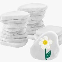 20 Stück Steine zum Bemalen, 5-8 cm Gemalter Kieselsteine Flache Steine, Naturstein Kies Dekosteine Steine zum Bemalen Flach für Bunte Malerei Dekoration Garten DIY Aquarium Blumentöpfen (Weiß-20) 20 Stück Steine zum Bemalen, 5-8 cm Gemalter Kieselsteine Flache Steine, Naturstein Kies Dekosteine Steine zum Bemalen Flach für Bunte Malerei Dekoration Garten DIY Aquarium Blumentöpfen (Weiß-20) von AXVRAV