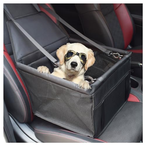 Hunde Autositz für Kleine Mittlere Hunde, für BMW 3er F31 Touring 2011–2019 Extra Stabiler Auto Hundesitz, Hundeautositz für Rück- und Vordersitz,A/Black von AYBEN