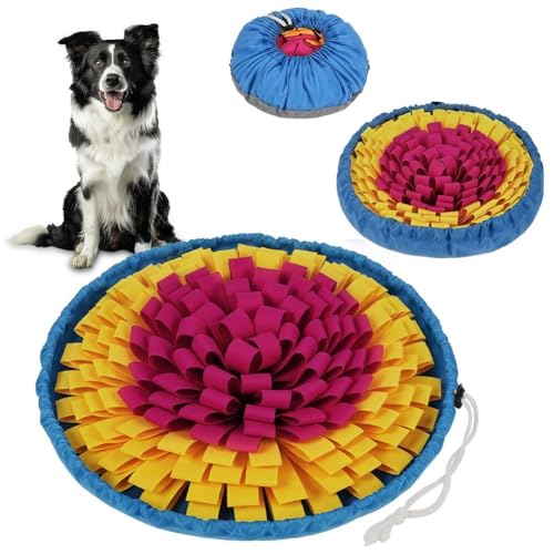 AYESY Schnüffelteppich Hund, Futterschnüffel-Futtermatte, Welpen-Trainingsmatte für langsames Füttern, Hunde-Schnüffelmatte für Alle Hunderassen, fördert die Natürliche Nahrungssuche und Stressabbau AYESY Schnüffelteppich Hund, Futterschnüffel-Futtermatte, Welpen-Trainingsmatte für langsames Füttern, Hunde-Schnüffelmatte für Alle Hunderassen, fördert die Natürliche Nahrungssuche und Stressabbau von AYESY
