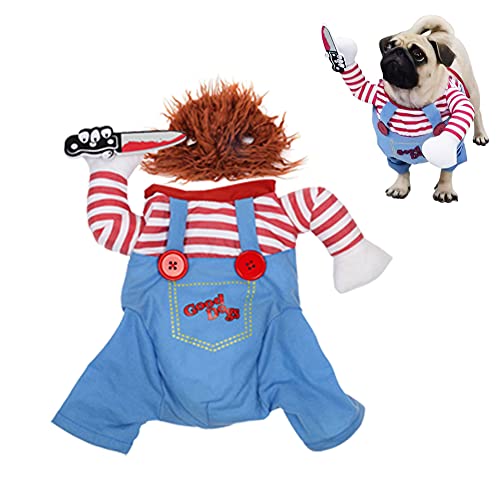 AYEUPZ Halloween-Kostüme für Hunde,Hundekostüm ，Weihnachtsfeier Rollenspiele Verkleidungen und Kostüme für Hunde，Lustige Hunde-Party-Kostüme von AYEUPZ