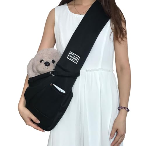 AYIDBE Transporttasche mit Schultergurt für Hunde und Katzen tragbar verstellbar für kleine Tiere Single-Schultertasche Welpen Kätzchen atmungsaktiv Reisetasche für Hunde Park Camping AYIDBE Transporttasche mit Schultergurt für Hunde und Katzen tragbar verstellbar für kleine Tiere Single-Schultertasche Welpen Kätzchen atmungsaktiv Reisetasche für Hunde Park Camping von AYIDBE