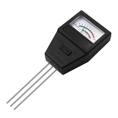 AYJYZHIAG 2-in-1-Boden-pH-Fruchtbarkeitsmessgerät mit 3 Sonden, Boden-pH-Tester, Pflanzenfruchtbarkeitsmessgerät, Säuremessgerät for den Garten von AYJYZHIAG