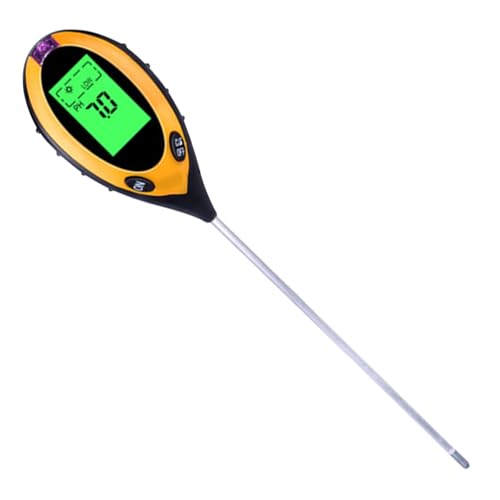AYJYZHIAG 4-in-1-Digital-Bodentester mit LCD-Hintergrundbeleuchtung, digitaler Bodenanalysator, Bodensäure- und Alkalinitätstester for Gartenpflanzen Landwirtschaft(4 IN 1 Soil Tester B) von AYJYZHIAG