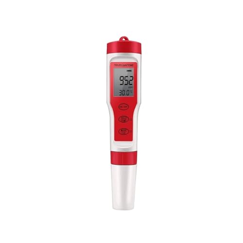 AYJYZHIAG 4 in 1 PH TDS EC Temperaturmessgerät Tester Pocket Wasserqualitätsprüfung for Trinkwasser Hydroponische Aquarien(Without Backlight) von AYJYZHIAG