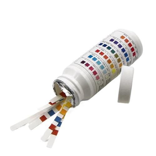 AYJYZHIAG 50 Stück 6-in-1-PH-Streifen for Wassertests, hochpräziser Tester for Restchlorwert, Alkalität und Härte, einfache Erkennung for Pool- Spa-Anwendungen von AYJYZHIAG