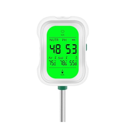 AYJYZHIAG 7-In-1 Digital Boden Tester PH Feuchtigkeit Licht Fruchtbarkeit Temperatur Meter for Garten Pflanzen Bauernhof Landwirtschaft AYJYZHIAG 7-In-1 Digital Boden Tester PH Feuchtigkeit Licht Fruchtbarkeit Temperatur Meter for Garten Pflanzen Bauernhof Landwirtschaft von AYJYZHIAG