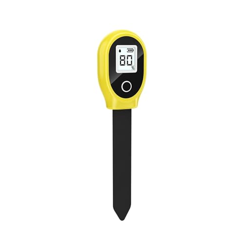 AYJYZHIAG Bodenfeuchte-Detektor-Tester, digitaler LCD-Bodenwassergehalt-Analysator, Messgerät, Pflanzenwassermonitor for Pflanzen im Innen- und Außenbereich von AYJYZHIAG
