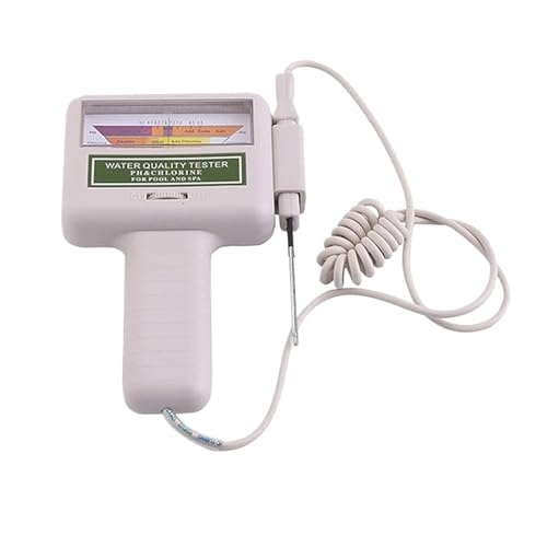 AYJYZHIAG Chlorprüfgerät 2-in-1 Wasserchlorgehalt-Messgerät Schwimmbadchlormessgerät PH-Tester von AYJYZHIAG