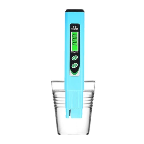 AYJYZHIAG EC-Meter-Tester 19,99 Ms/cm Wasserqualität Elektrische Schnellmessung LCD-Display mit Hintergrundbeleuchtung von AYJYZHIAG