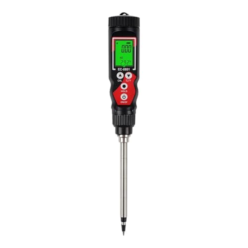 AYJYZHIAG EC8801 2-in-1-Digital-EC-Meter, Temperatur-EC-Bodentester, elektrischer Leitfähigkeitsdetektor, Gartenpflanz-Blumenbodenanalysator von AYJYZHIAG