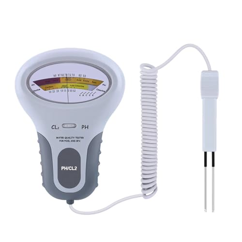 AYJYZHIAG PC102 2 in 1 PH-Chlormessgerät Chlortester PH-Tester Chlor Wasserqualitätsprüfgerät CL2 Messung for Poolaquarium von AYJYZHIAG