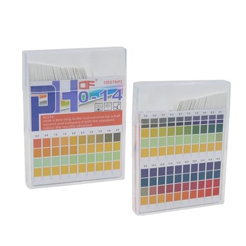 AYJYZHIAG PH 0–14 Testpapier – Pistha 80 Stück Lackmusstreifen-Tester for Speichel, Urin, Wasser und Boden von AYJYZHIAG