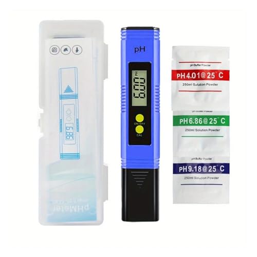 AYJYZHIAG PH-Messgerät 0,01 hohe Präzision for Wasserqualitätstester Messbereich 0-14 geeignet for Aquarium und Schwimmbad(Blue) von AYJYZHIAG