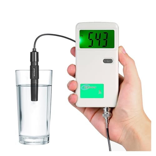 AYJYZHIAG PH-Meter, hochpräziser digitaler PH-Tester, Hintergrundbeleuchtung, Wasserqualitätstester, Labor, Trinkwasser, Hydrokultur-Tank-Werkzeug von AYJYZHIAG