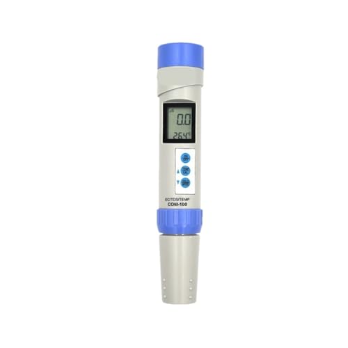 AYJYZHIAG Professioneller COM-100 EC-Analysator TDS-Messgerät Temperaturtester mit automatischer Kalibrierung und Datenhaltemesswerkzeugen for Pools von AYJYZHIAG