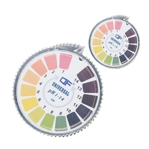 AYJYZHIAG pH-Testpapier, universeller Messbereich von 1–14, pH-Indikator, Lackmustestpapier, Streifenrolle for Wasser, Urin und Speichel von AYJYZHIAG