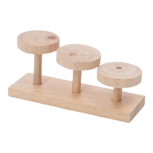 AYKHDS Hamster Klettern Holz Stand Plattform, Haustier Käfig Leiter Rampe Spielzeug Holzständer Plattform, Zwerghamster, Syrer Hamster, Rennmäuse, Maus, Ratte von AYKHDS