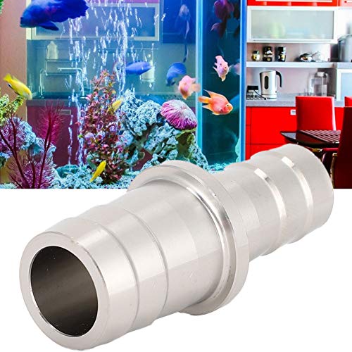 AYNEFY Aquarium-Schlauchadapter, Edelstahl-Aquarium-Wasserrohr-Adapter-Konverter, Rohrverbinder, Wasserrohr für Aquarium, Schlauchverbindungsstücke (12 bis 16 mm Edelstahl mit variablem Durchmesser) von AYNEFY