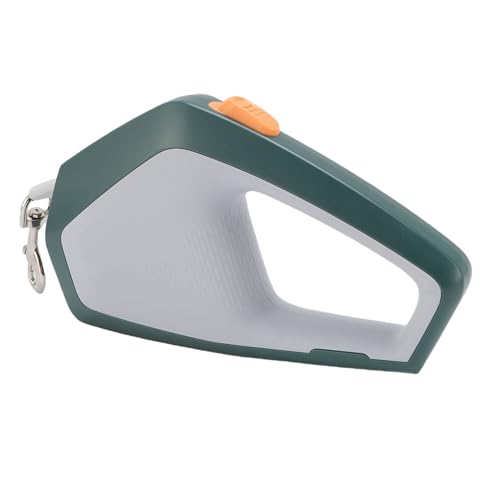 AYNEFY Roll Hundeleine, Langlebige Einstellbare Leine, Ergonomischer Griff, 5 M Länge für mittel- Bis Große Hunde (Grün Grau) von AYNEFY