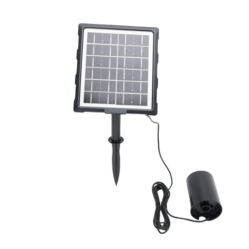 AYNEFY Solar-Sauerstoffbelüfterpumpe mit 2400mAh Batterie, 60 Stunden Laufzeit, 3 Modi, ABS-Solarpanel, IP65 für Teich, Aquarium, Fischtank von AYNEFY