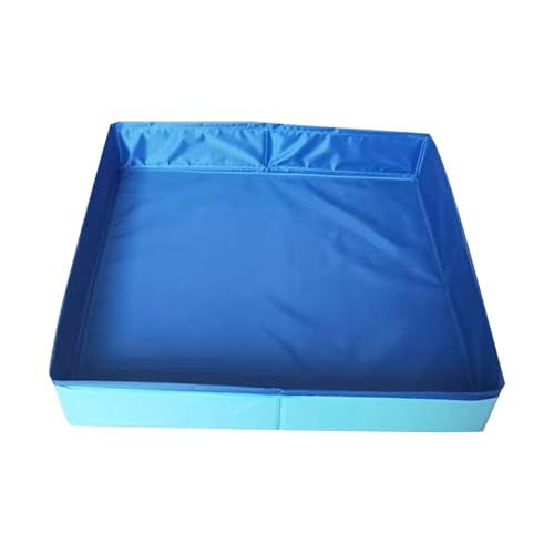 AYOrpeg Hundepool Faltbarer Hundepool Planschbecken Für Haustiere Hundebecken Hundebadewanne Für Kleine Hunde Katzen (One Size) von AYOrpeg