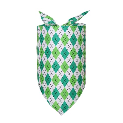 AYOrpeg St. Patricks Day Hundehalstuch Halstuch für Kleine Mittelgroße Hunde Hundehalstuch zum St. Patricks Day Bandana für Welpen Kätzchen (G, M) von AYOrpeg