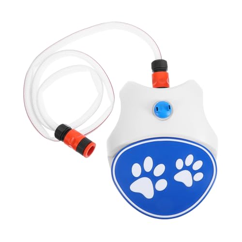 Wasserbrunnen für Hunde Tritt-auf-Pfote-aktivierter Wassersprinkler für Hunde mit Schlauch tragbarer Wasserbrunnen (B, One Size) von AYOrpeg