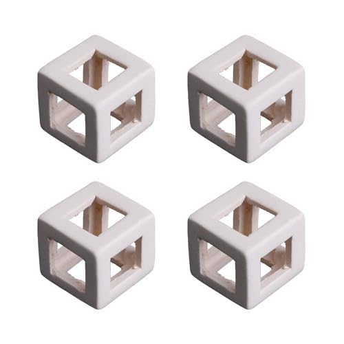 AYPOHU Pack Keramik Aquarium Dekoration Weiße Kubische Höhle Sichere Verzierung Aquarien Landschaftszubehör Betta Fisch Verstecke Aquarium Keramik Stein Keramik Höhle Für Aquarien Keramik Höhlen AYPOHU Pack Keramik Aquarium Dekoration Weiße Kubische Höhle Sichere Verzierung Aquarien Landschaftszubehör Betta Fisch Verstecke Aquarium Keramik Stein Keramik Höhle Für Aquarien Keramik Höhlen von AYPOHU