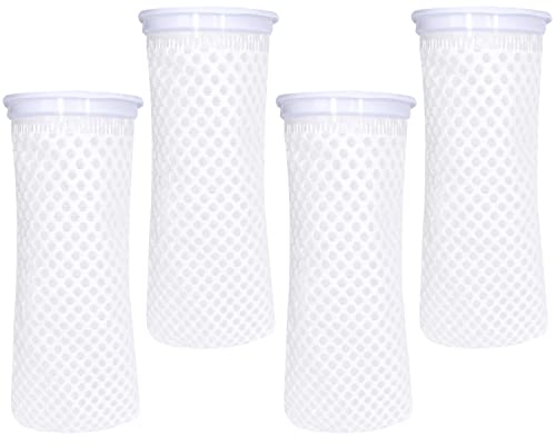 AYWFEY 4 Stück 4 Zoll 150 Mikron Filtersocken Aquarium Meerwasser, Aquarium 3D-Wabendesign Red Sea Filtersocken, Anti-Überlauf-Filtersocke für den Einsatz in Aquarien, Gärten Fischteichen, Teichen AYWFEY 4 Stück 4 Zoll 150 Mikron Filtersocken Aquarium Meerwasser, Aquarium 3D-Wabendesign Red Sea Filtersocken, Anti-Überlauf-Filtersocke für den Einsatz in Aquarien, Gärten Fischteichen, Teichen von AYWFEY
