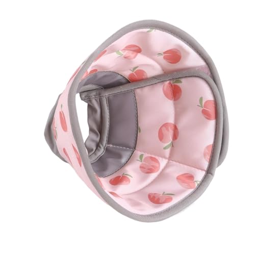 Halskrause Katze 1 Stück Haustier-Kegelhalsband, weiches Katzen-Erholungshalsband, schützend, verstellbar, for nach der Operation, bequemes, leichtes Halsband(Color:Pink,Size:M) von AYWTIUN