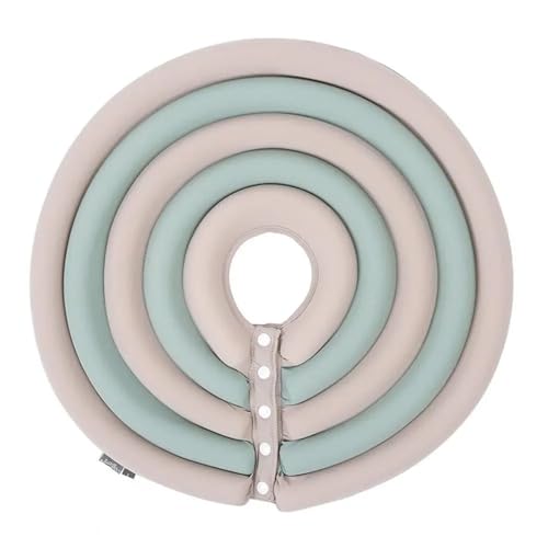 Halskrause Katze Haustier-Kegelhalsband for Chirurgie, Wundheilung, schützender Welpe, weiches Hunde- und Katzenzubehör(Color:Beige,Size:S) von AYWTIUN