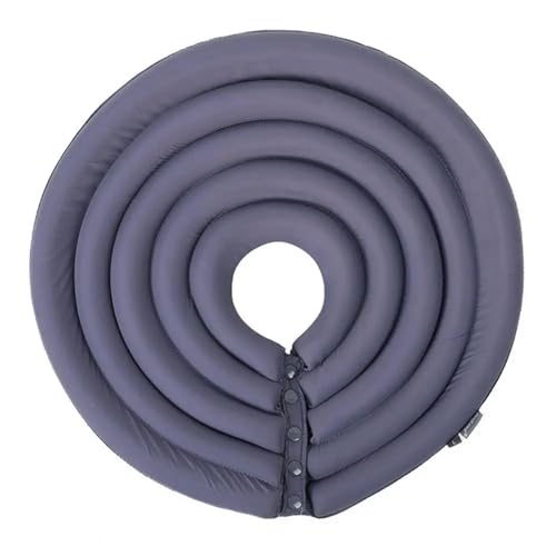 Halskrause Katze Haustier-Kegelhalsband for Chirurgie, Wundheilung, schützender Welpe, weiches Hunde- und Katzenzubehör(Color:Grey,Size:M) von AYWTIUN