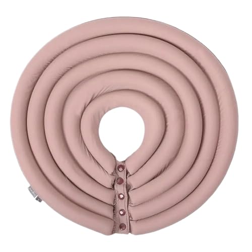 Halskrause Katze Haustier-Kegelhalsband for Chirurgie, Wundheilung, schützender Welpe, weiches Hunde- und Katzenzubehör(Color:Pink,Size:L) von AYWTIUN