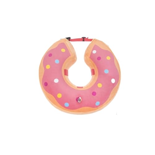 Halskrause Katze Hundehalsband nach der Operation, Haustierhalsband for kleine, mittelgroße und große Hunde, weiches Hundekegelhalsband, schützt aufblasbar(Color:Pink,Size:M) von AYWTIUN
