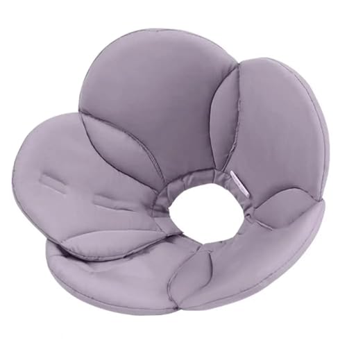 Halskrause Katze Katzen-Halskegelhalsband, Heimtierbedarf, Katzen-Erholungshalsband, weich, bequem, verstellbar, Anti-Lecken, Blumenform, Haustier(Color:Purple,Size:S) von AYWTIUN