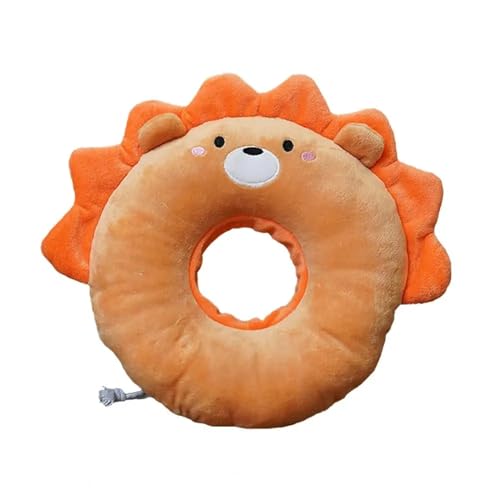 Halskrause Katze Katzenkegel-Schutzhalsband, Nylon-Haustier-Cartoon-Nach-Operation-Halsband, Katzen-Erholungshalsband, Haustier-Halskegel, Haustierzubehör(Color:Orange,Size:M) von AYWTIUN