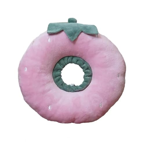 Halskrause Katze Katzenkegel-Schutzhalsband, Nylon-Haustier-Cartoon-Nach-Operation-Halsband, Katzen-Erholungshalsband, Haustier-Halskegel, Haustierzubehör(Color:Pink,Size:S) von AYWTIUN