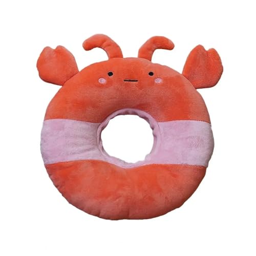 Halskrause Katze Katzenkegel-Schutzhalsband, Nylon-Haustier-Cartoon-Nach-Operation-Halsband, Katzen-Erholungshalsband, Haustier-Halskegel, Haustierzubehör(Color:Red,Size:M) von AYWTIUN