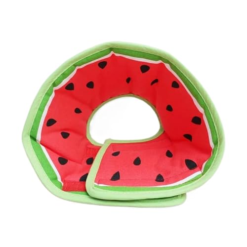 Halskrause Katze Leichtes, verstellbares Halsband mit weichen Zapfen for kleine, mittelgroße Hunde und Katzen, damit sie nach der Operation Nicht mehr lecken müssen(Color:Red,Size:M) von AYWTIUN
