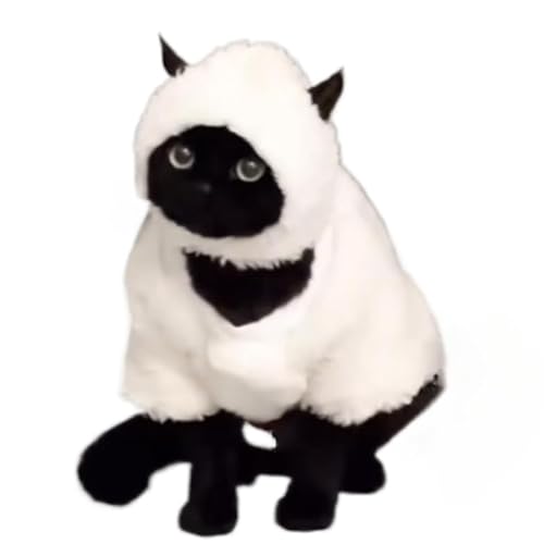 AZA Katzen-Halloween-Kostüm, Baumwolle, Lamm, Cosplay, Schafkleidung für Devon Rex, Haustier-Shirt, Haustier-Jungenmantel für kleine Hunde, niedliches T-Shirt, Katzenmädchen-Outfits, Hundepullover, AZA Katzen-Halloween-Kostüm, Baumwolle, Lamm, Cosplay, Schafkleidung für Devon Rex, Haustier-Shirt, Haustier-Jungenmantel für kleine Hunde, niedliches T-Shirt, Katzenmädchen-Outfits, Hundepullover, von AZA