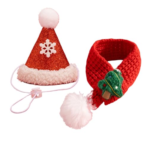 AZA Weihnachtsmütze für Katzen mit Schal, Weihnachtsmütze nur für Katzen, Haustier, Weihnachtsmann, Rentier, Kawaii, Motorhaube, Kostüm für Welpen, Kaninchen, Puppe für kleine Hunde, warm, AZA Weihnachtsmütze für Katzen mit Schal, Weihnachtsmütze nur für Katzen, Haustier, Weihnachtsmann, Rentier, Kawaii, Motorhaube, Kostüm für Welpen, Kaninchen, Puppe für kleine Hunde, warm, von AZA