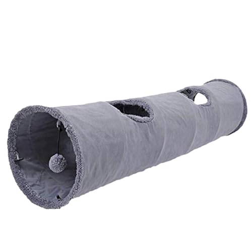 Katzentunnel für Innenkatzen 51 x 12 Zoll warmes Wildleder Falten Cat Tunnel S Form Large Play -Tunnel mit 2 Löchern und Schwebball für Kaninchen Hamster kleine Tiere Spielen Katzentunnel für Innenkatzen 51 x 12 Zoll warmes Wildleder Falten Cat Tunnel S Form Large Play -Tunnel mit 2 Löchern und Schwebball für Kaninchen Hamster kleine Tiere Spielen von AZIDWERYQ