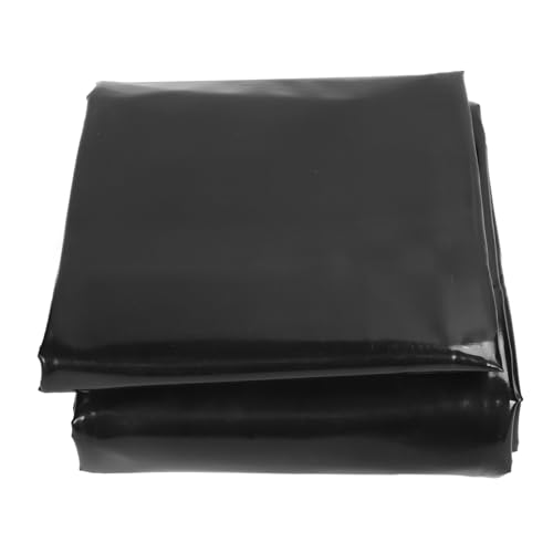 AZMUDE Teichfolie Schwarz 4 X 6 M Schwarz HDPE Teichfolien Schwerlast Verhindert Leckage Einfaches Schneiden Teichfolie Dicke 0,5 mm für Gartenteich Outdoor von AZMUDE