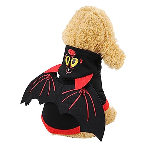 AZOOB Hunde-Fledermausflügel-Kostüm – Hunde-Fledermausflügel-Kostüm, Haustier-Fledermausflügel, Halloween-Outfits für Hund und Katze, Halloween-Fledermaus, Cosplay, Welpenkleidung für Rollenspiele von AZOOB