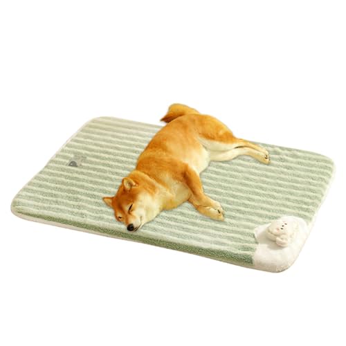 AZOOB Hundehüttenunterlage – Warme und bequeme Hundebettunterlage – waschbare bequeme Schlafmatratze, dicke Matten für Hunde und Haustiere, mittelgroß und klein von AZOOB
