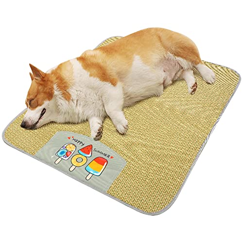 AZOOB Kühlende Hundematte – Sommermatten, Bett, Haustier-Kühlkissen, atmungsaktiv, kühlend, bequem für den Außenbereich, Zuhause, kleine, mittelgroße Hunde, Katzen, Haustiere AZOOB Kühlende Hundematte – Sommermatten, Bett, Haustier-Kühlkissen, atmungsaktiv, kühlend, bequem für den Außenbereich, Zuhause, kleine, mittelgroße Hunde, Katzen, Haustiere von AZOOB