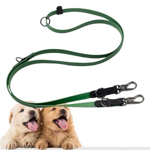 Hundeleine - wasserdichte Zugleine aus PVC - Robuste Laufleine für große Hunde bis zu 220 Pfund, Seile mit 2 Metallschnallen zum Jagen und Spazierengehen Azoob von AZOOB
