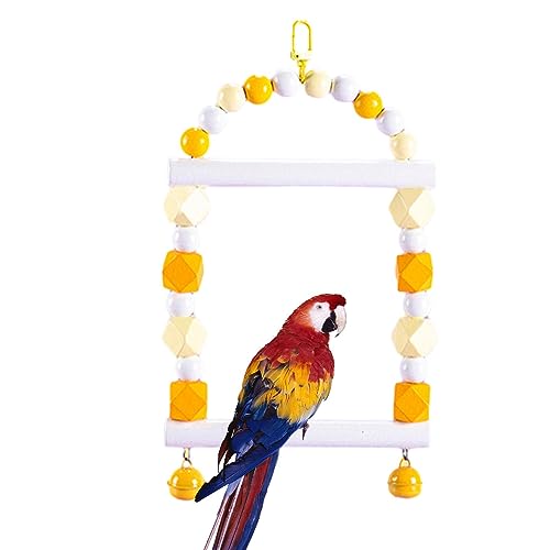 Papageienschaukelspielzeug – buntes Bogen-Kletterspielzeug für Sittiche – Mehrzweck-Vogelkäfig-Kunst für Nymphensittiche, Sittiche, Papageien, Hühner, Hamster, Rennmäuse Azoob Papageienschaukelspielzeug – buntes Bogen-Kletterspielzeug für Sittiche – Mehrzweck-Vogelkäfig-Kunst für Nymphensittiche, Sittiche, Papageien, Hühner, Hamster, Rennmäuse Azoob von AZOOB