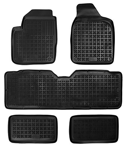 AZUGA Hohe Gummi Fußmatten passend für VW Sharan ab 1995-4/2010 /Seat Alhambra ab 1996-2010/ Ford Galaxy 1995-4/2006 AZ10300041 Automatten von AZUGA