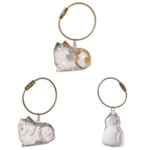 AZURAOKEY Schlüsselanhänger mit Tierhaarreliquien-Kapsel – Transparente Aufbewahrungsflasche for Katzenhaare & Gedenkgeschenk for Tierhalter, Sammler-Katzenhaarschlüsselanhänger-Flasche AZURAOKEY Schlüsselanhänger mit Tierhaarreliquien-Kapsel – Transparente Aufbewahrungsflasche for Katzenhaare & Gedenkgeschenk for Tierhalter, Sammler-Katzenhaarschlüsselanhänger-Flasche von AZURAOKEY